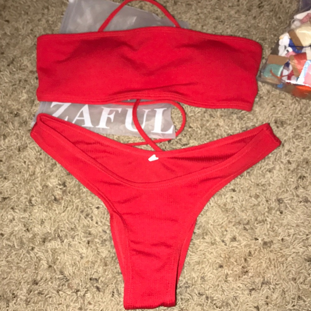 ZAFUL red swimsuit
